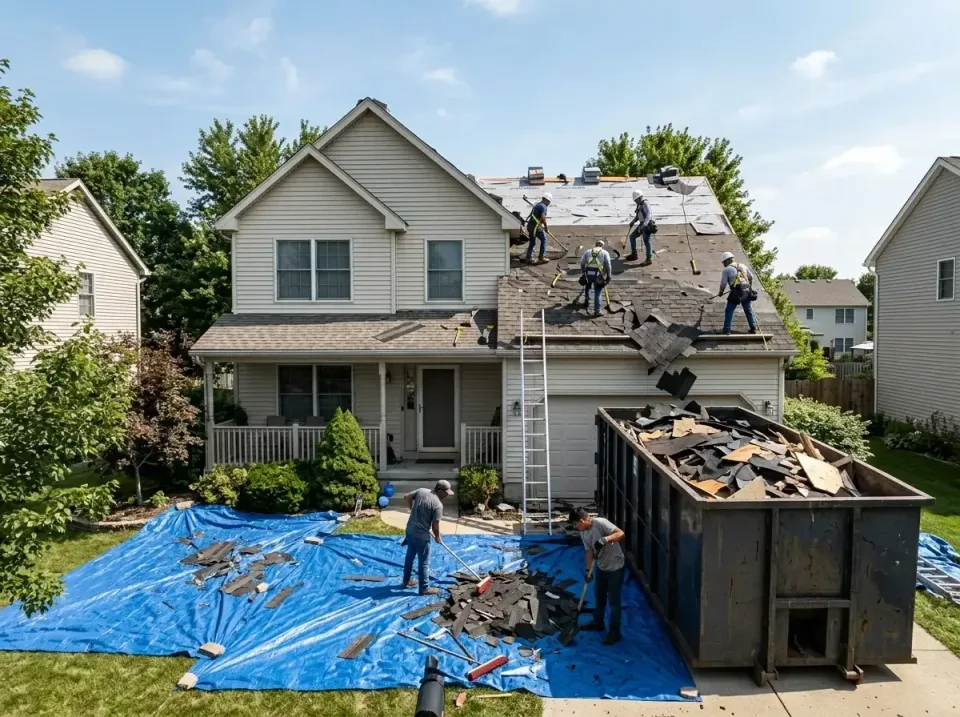 roof-replacement-debris-remova-004 — frequently asked questions, Cheapest Dumpster Rentals in Little Rock, AR